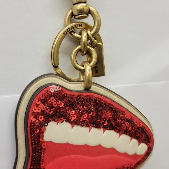 Coach X Tom Wesselman Lips Bag Charm - Picture 10 of 10